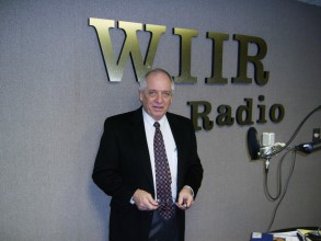 Jim Rumford at the WIIR Radio studio